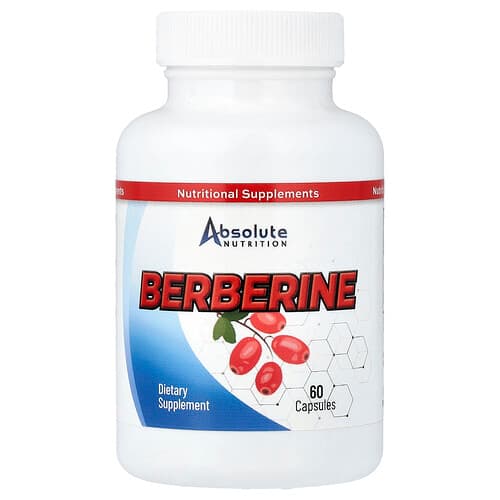 Absolute Nutrition, Berberine, 60 Capsules (600 mg Per Capsule)