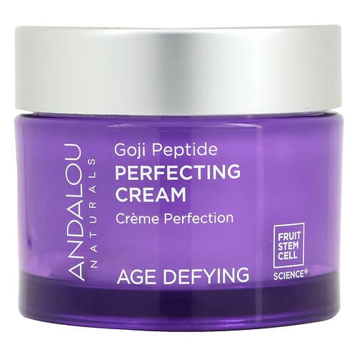 Andalou Naturals, Goji Peptide Perfecting Cream, Age Defying, 1.7 oz (50 g)