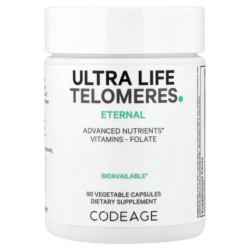 Codeage, Ultra Life Telomeres, 90 Vegetable Capsules