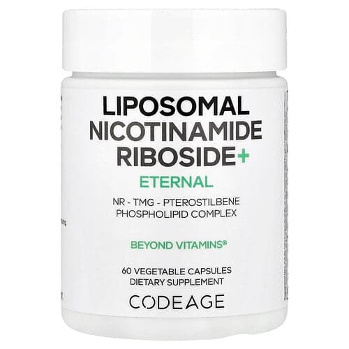 Codeage, Liposomal Nicotinamide Riboside+, 60 Vegetable Capsules