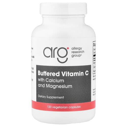 Allergy Research Group, Buffered Vitamin C with Calcium and Magnesium, 120 Vegetarian Capsules
