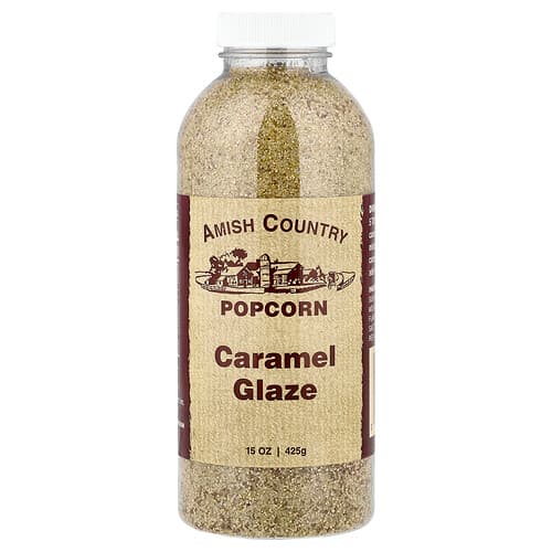 Amish Country Popcorn, Caramel Glaze, 15 oz (425 g)