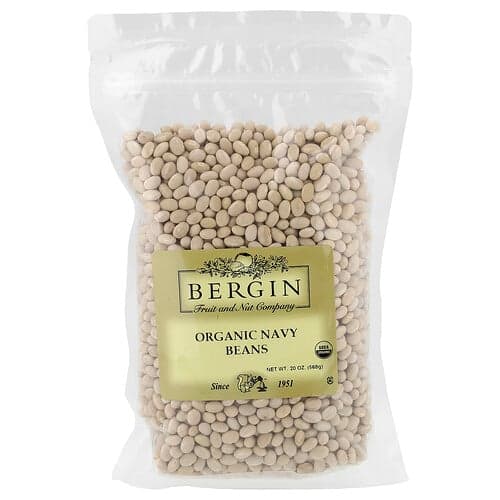 Bergin Fruit and Nut Company, Organic Navy Beans, 20 oz (568 g)