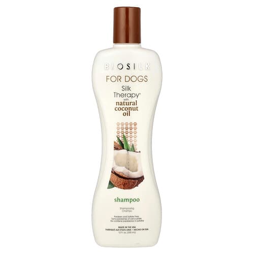 Biosilk, Silky Therapy® with Natural Coconut Oil Shampoo, For Dogs, 12 fl oz (355 ml)