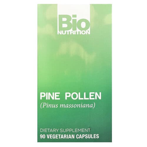Bio Nutrition, Pine Pollen, 90 Vegetarian Capsules (500 mg per Capsule)