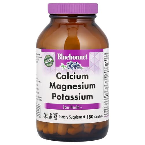 Bluebonnet Nutrition, Calcium Magnesium Potassium, 180 Caplets
