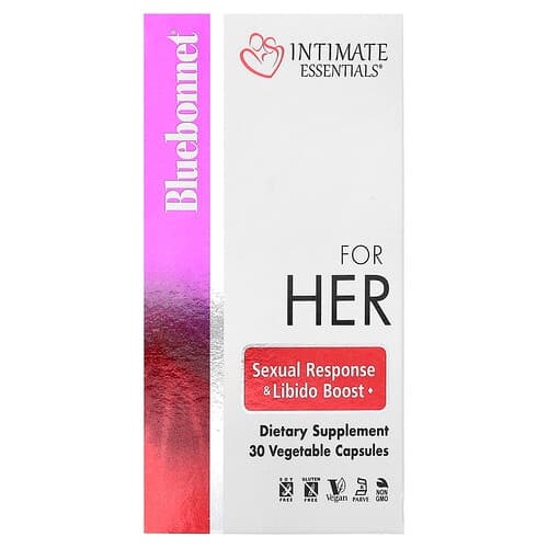 Bluebonnet Nutrition, Intimate Essentials®, For Her, 30 Vegetable Capsules