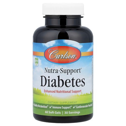 Carlson, Nutra-Support®, Diabetes, 60 Soft Gels