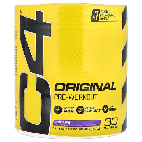 C4 / Cellucor, C4® Original Pre-Workout, Grape, 5.6 oz (159 g)