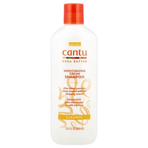 Cantu, Shea Butter, Moisturizing Cream Shampoo, 13.5 fl oz (400 ml)