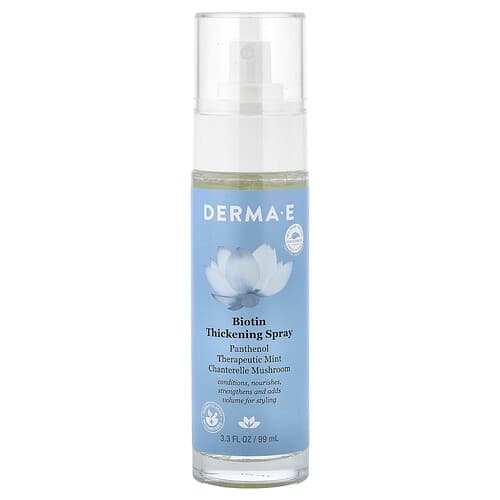 DERMA E, Biotin Thickening Spray, 3.3 fl oz (99 ml)