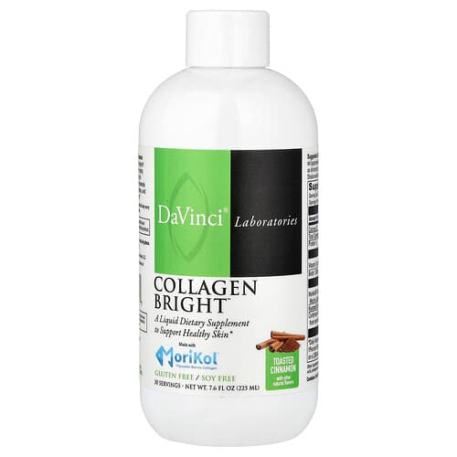 DaVinci Laboratories, Collagen Bright™, Toasted Cinnamon, 7.6 fl oz (225 ml)