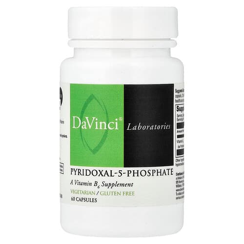 DaVinci Laboratories, Pyridoxal-5-Phosphate, 33.8 mg, 60 Capsules