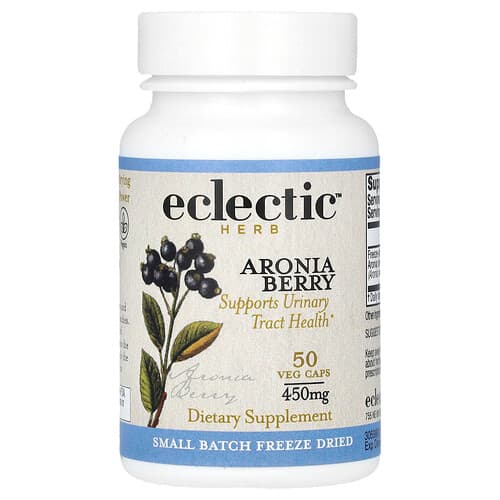 Eclectic Herb, Aronia Berry, 50 Veg Caps (450 mg per Capsule)