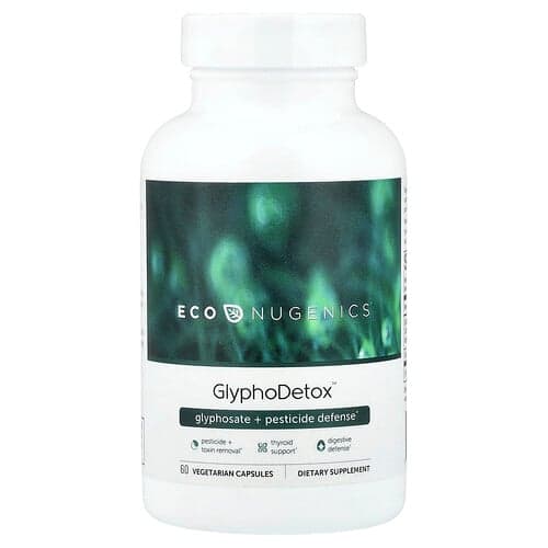 Econugenics, GlyphoDetox™, Glyphosate + Pesticide Defense, 60 Vegetarian Capsules