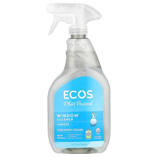 Ecos, Ecos®, Plant Powered Window Cleaner, Vinegar, 22 fl oz (650 ml)