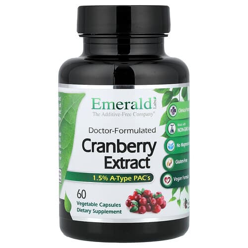 Emerald Laboratories, Cranberry Extract, 60 Vegetable Capsules