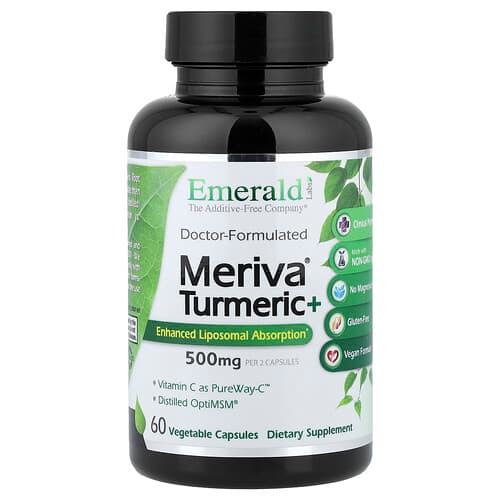 Emerald Laboratories, Meriva® Turmeric +, 60 Vegetable Capsules