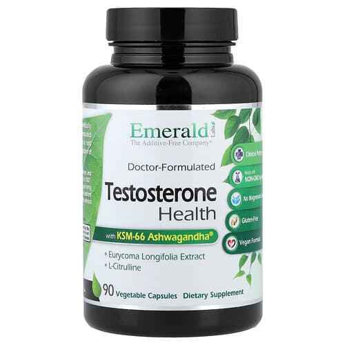 Emerald Laboratories, Testosterone Health, 90 Vegetable Capsules