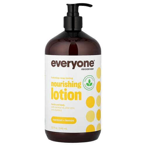 Everyone, Nourishing Lotion, Coconut + Lemon, 32 fl oz (946 ml)