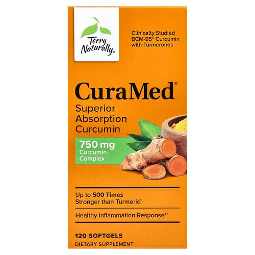 Terry Naturally, CuraMed®, Superior Absorption Curcumin, 120 Softgels