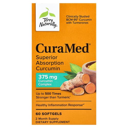 Terry Naturally, CuraMed®, Superior Absorption Curcumin, 60 Softgels