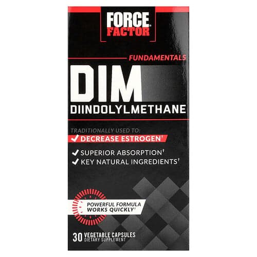 Force Factor, Fundamentals, DIM, 30 Vegetable Capsules