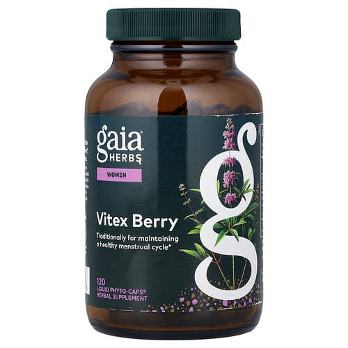 Gaia Herbs, Women, Vitex Berry, 120 Liquid Phyto-Caps® (500 mg per Capsules)