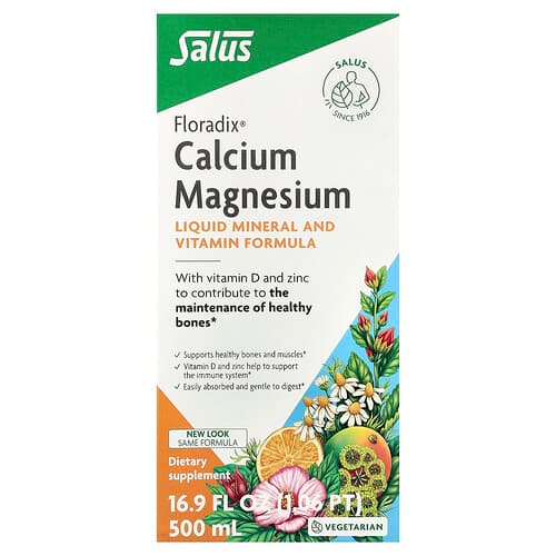 Floradix, Calcium Magnesium, 16.9 fl oz (500 ml)