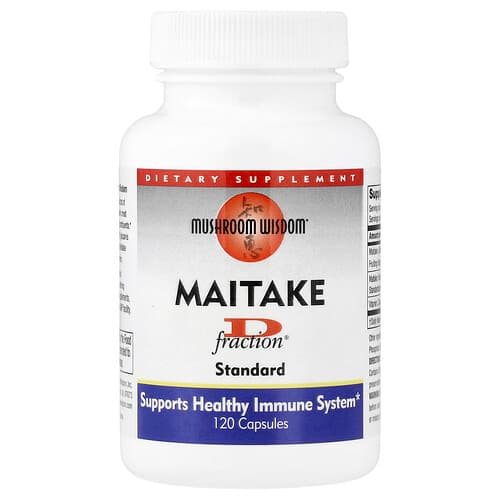 Mushroom Wisdom, Maitake D Fraction®, Standard, 120 Capsules