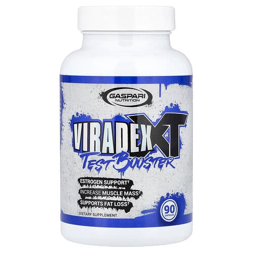 Gaspari Nutrition, Viradex XT, Test Booster, 90 Capsules