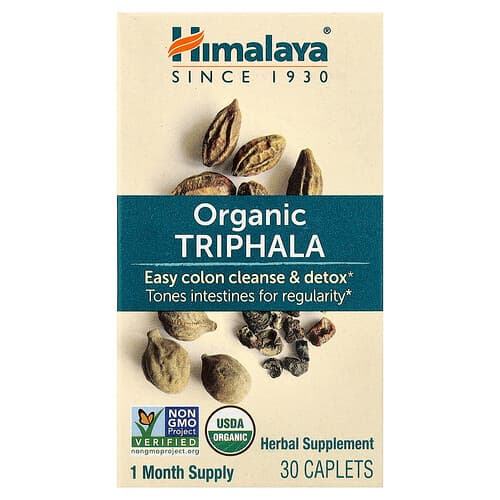 Himalaya, Organic Triphala, 30 Caplets