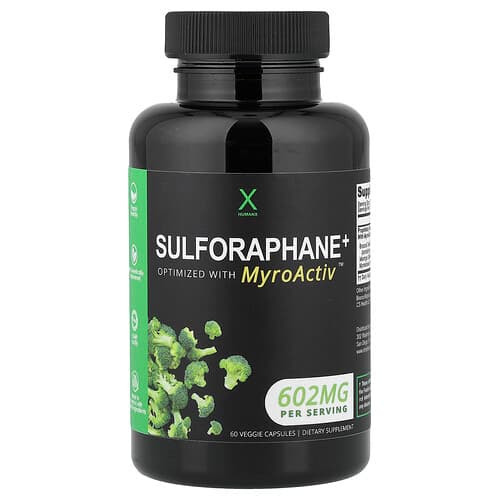 Humanx, Sulforaphane+, 60 Veggie Capsules