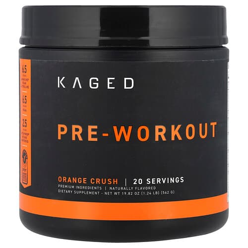 Kaged, Pre-Workout, Orange Crush, 1.24 lb (562 g)