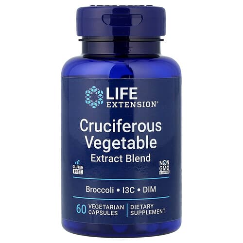 Life Extension, Cruciferous Vegetable Extract Blend, 60 Vegetarian Capsules
