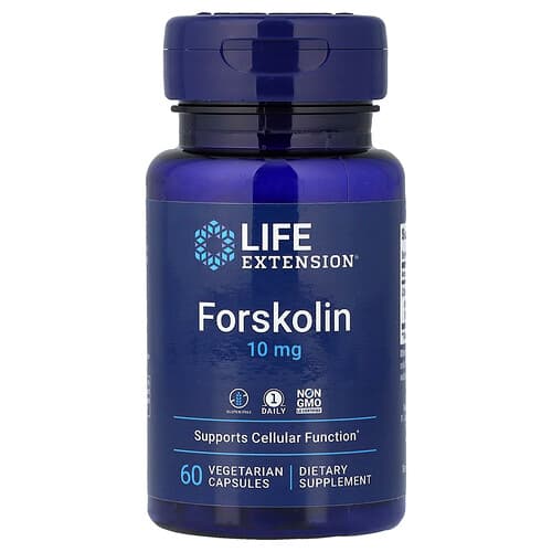 Life Extension, Forskolin, 10 mg, 60 Vegetarian Capsules