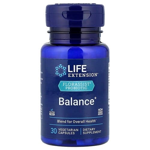 Life Extension, FLORASSIST® PROBIOTIC, Balance, 30 Vegetarian Capsules