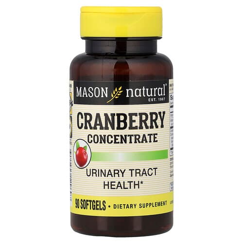 Mason Natural, Cranberry Concentrate, 90 Softgels