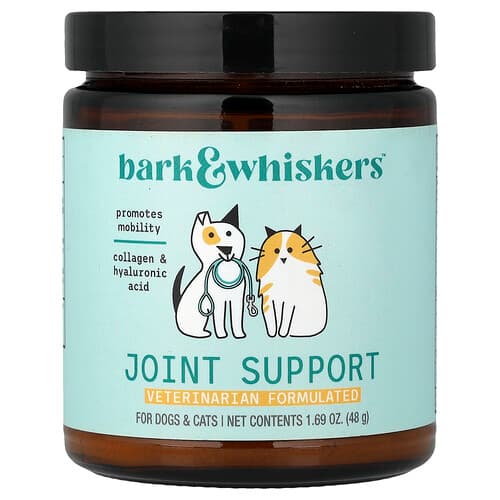 Dr. Mercola, Bark & Whiskers™, Joint Support, For Dogs & Cats, 1.69 oz (48 g)