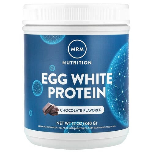 MRM Nutrition, Egg White Protein, Chocolate, 12 oz (340 g)