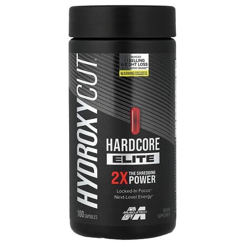 MuscleTech, Hydroxycut® Hardcore Elite, 100 Capsules