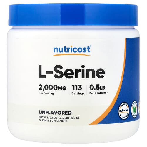 Nutricost, L-Serine Powder, Unflavored, 8.1 oz (227 g)