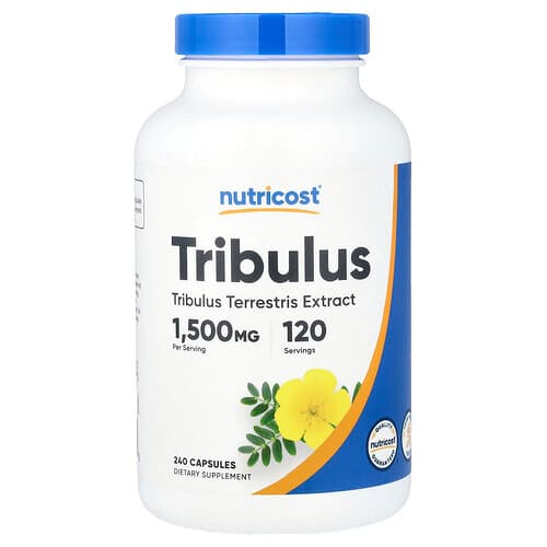 Nutricost, Tribulus, 240 Capsules (750 mg per Capsule)
