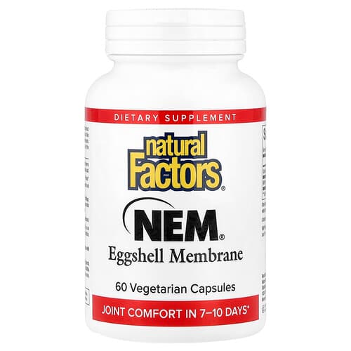 Natural Factors, NEM®, Eggshell Membrane, 60 Vegetarian Capsules