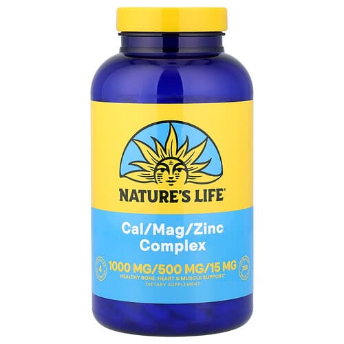 Nature's Life, Cal/Mag/Zinc Complex, 250 Capsules