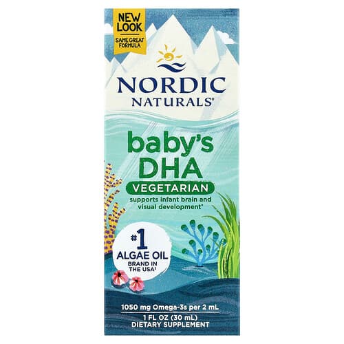 Nordic Naturals, Baby's DHA Vegetarian, 1 fl oz (30 ml)