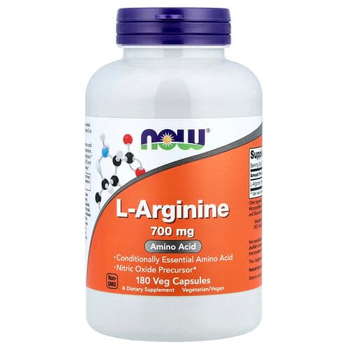 NOW Foods, L-Arginine, 700 mg, 180 Veg Capsules