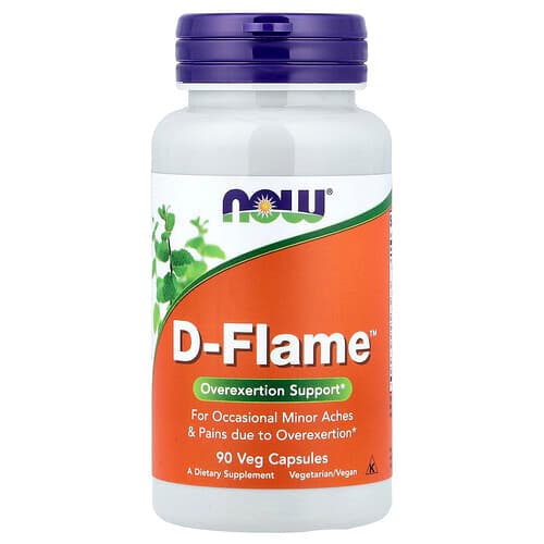 NOW Foods, D-Flame™, 90 Veg Capsules