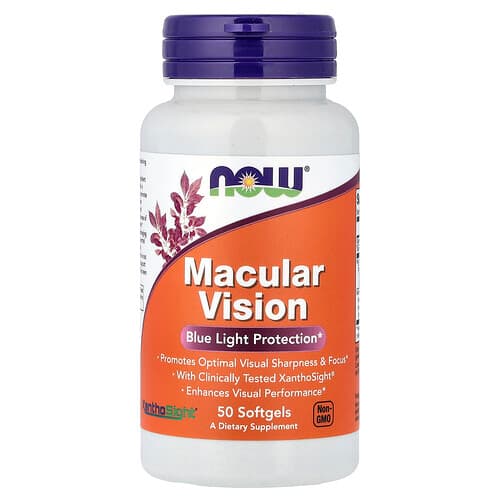 NOW Foods, Macular Vision, 50 Softgels