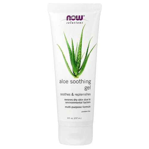 NOW Foods, Solutions, Aloe Soothing Gel, 8 fl oz (237 ml)